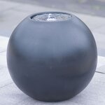 Ubbink Dispositif d'eau PIZARRA 5 W 40x36 cm Anthracite