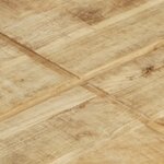 vidaXL Table basse 80x80x28 cm Bois de manguier massif