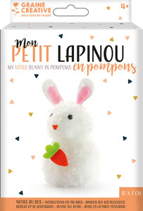 Kit pompon Activités manuelles Lapinou