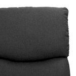 vidaXL Fauteuil de massage inclinable Gris foncé Tissu