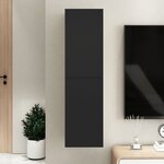 vidaXL Meuble TV Noir 30 5x30x110 cm Aggloméré