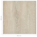 vidaXL Planches de plancher autoadhésives 20 Pièces PVC 1 86 m² Beige