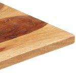 vidaXL Dessus de table Bois solide 25-27 mm 60x100 cm
