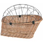 Flamingo panier de transport arrière de vélo pour chiens osier 502666