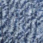 vidaXL Moustiquaire Bleu et blanc 90x200 cm Chenille