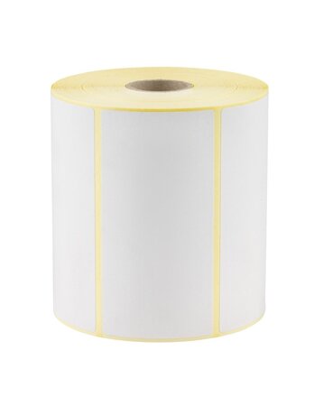 (lot  4 rouleaux) étiquette "thermique direct" en rouleau mandrin 76mm - 105 x 148 5mm
