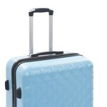 vidaXL Valise rigide 3 Pièces Bleu ABS