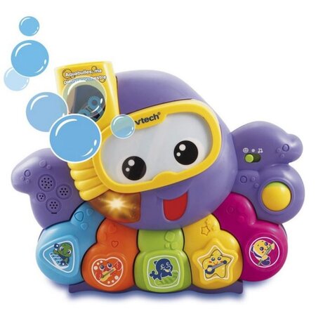Vtech baby - jouet de bain - aquabulles ma pieuvre orchestre