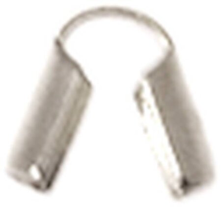 Embout de chaine 3 mm Argenté (lot de 10)