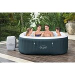Bestway spa gonflable carré lay-z-spa ibiza airjet - 4 a 6 personnes - 180 x 180 x 66 cm