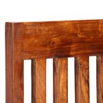 vidaXL Chaise à manger 2Pièces Bois avec finition miel Moderne