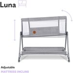 Lit Bébé  Luna Gris Concrete