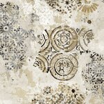 Zero Papier peint Etnic Circles Sable
