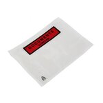 Lot de 1000 pochettes porte-documents adhésive imprimée 'dci'  22,5 x 16 cm