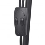vidaXL Lampadaire Noir