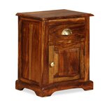 vidaXL Table de chevet 2 Pièces Bois 40 x 30 x 50 cm