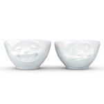 Set de 2 mini bols gourmand et rieur en porcelaine