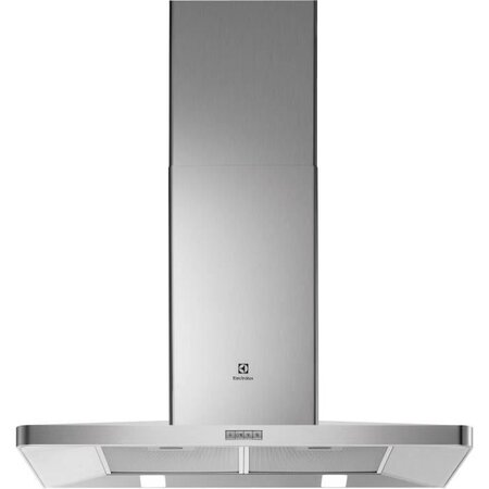 ELECTROLUX EFF90462OK - Hotte décorative murale 90cm - 3 vitesses - 603m3/h - Evacuation ou recyclage - 47dB - filtre inclus