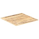 vidaXL Dessus de table Bois de manguier solide 15-16 mm 80x80 cm