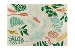 Tapis coton motif plantes et fleurs - 140 x 200