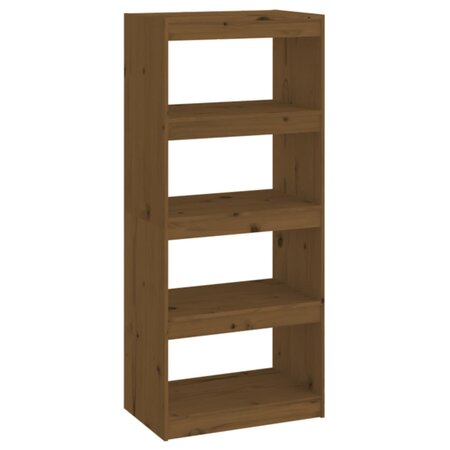 vidaXL Bibliothèque/Séparateur de pièce Marron miel 60x30x135 5 cm Pin