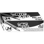 Boîte de 24 feutres de coloriage KIDS VISA Pte fine bloquée noir BIC