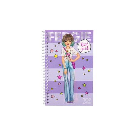 Stickerbook : carnet à décorer de stickers dress me up fergie