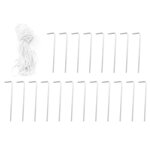 vidaXL Tonnelle de jardin 3 x 12 m Blanc