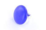 Bague céramique grand modèle Bleu satiné