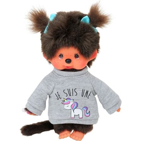 Monchhichi - peluche licorne 20 cm
