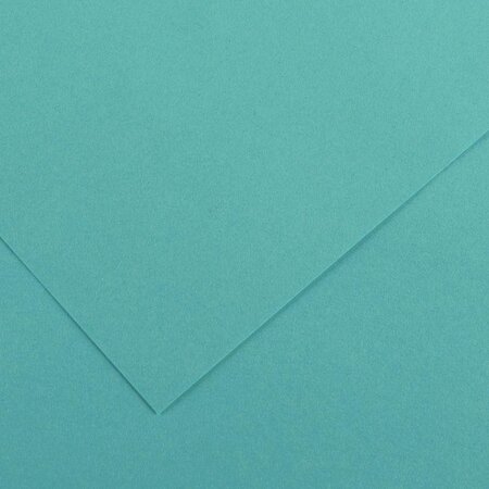 Paquet de 10 feuilles de papier Colorline CANSON 50 x 65 cm 150 g turquoise