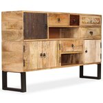 vidaXL Buffet Bois de manguier solide 140x30x80 cm
