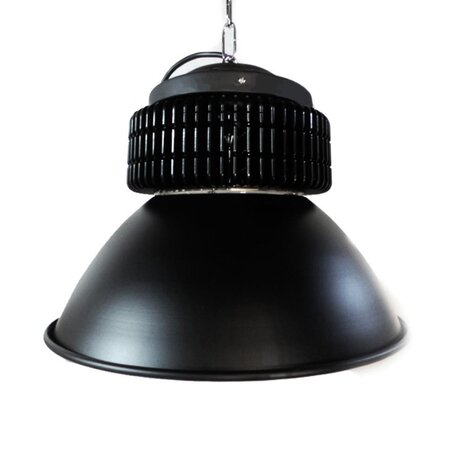 Cloche led industrielle 150w 120° noir - blanc froid 6000k - 8000k - silamp