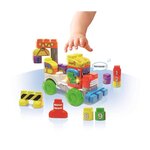 Vtech - bla bla blocks - mon camion 1 2 3 interactif - blocs parlants a connecter
