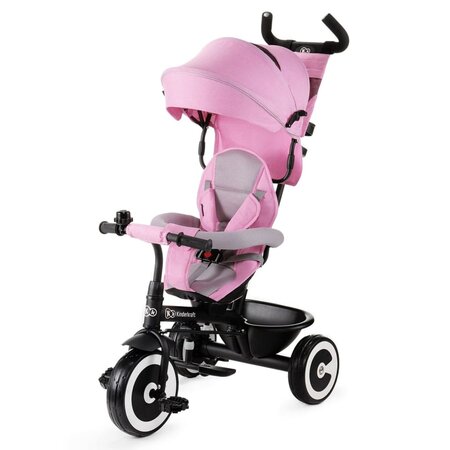 ASTON Tricycle évolutif de 9 mois à 5 ans canne de guidage      Rose