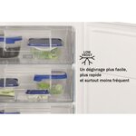 Faure fnfn18fs1 - réfrigérateur congélateur bas encastrable - 267l (195+72) - froid brassé statique - l 56cm x h 178cm - fixati
