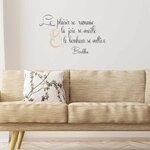 Stickers muraux zen citation bouddha
