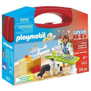 Playmobil 5653 - city life - valisette vétérinaire