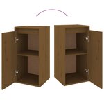 vidaXL Meubles TV 4 Pièces Marron miel Bois massif de pin