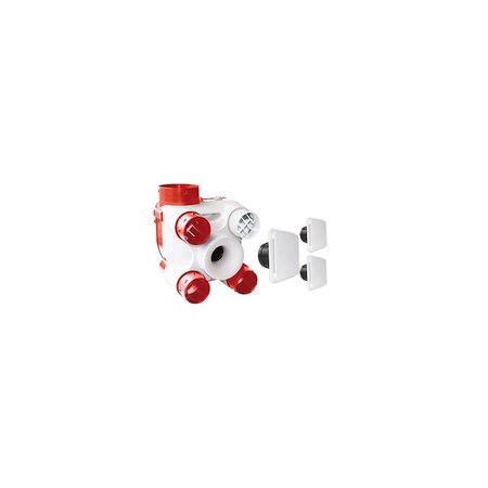 Kit vmc à sondes thermohygrométriques unelvent pour lhabitat pavillonnaire jusquà 4 s