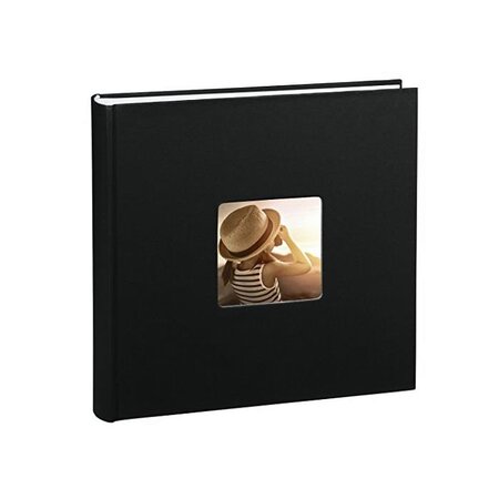 Album photo jumbo 'fine art'  30x30 cm  100 pages blanches  noir hama