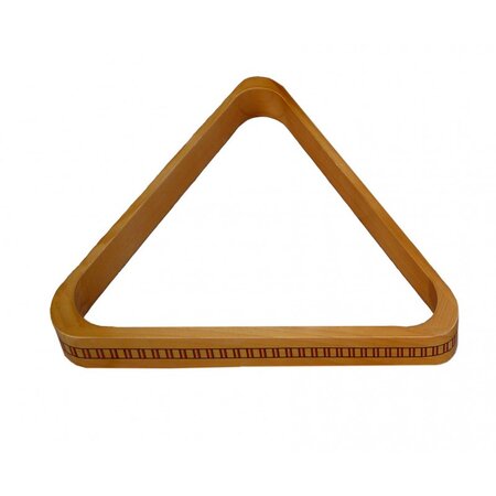 Triangle de billard en bois de pin décoré 2 1/4"