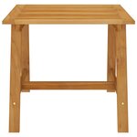 vidaXL Ensemble de salle à manger de jardin 3 Pièces Beige