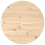 vidaXL Table basse Ø 45x40 cm Bois massif de pin