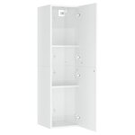 vidaXL Meubles TV 2 Pièces Blanc brillant 30 5x30x110 cm Aggloméré