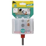 wolfcraft Jeu de scie cloche 6 Pièces 33/53/73/83 mm 3478000