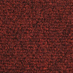 vidaXL Tapis autoadhésifs de marches 10 Pièces Rouge 65x21x4cm Aiguilleté