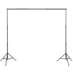 vidaXL Kit de studio photo avec toile de fond et boîte à lumière
