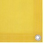 vidaXL Écran de balcon Jaune 75x600 cm PEHD