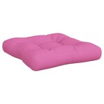 vidaXL Coussins de palette 2 Pièces rose tissu Oxford
